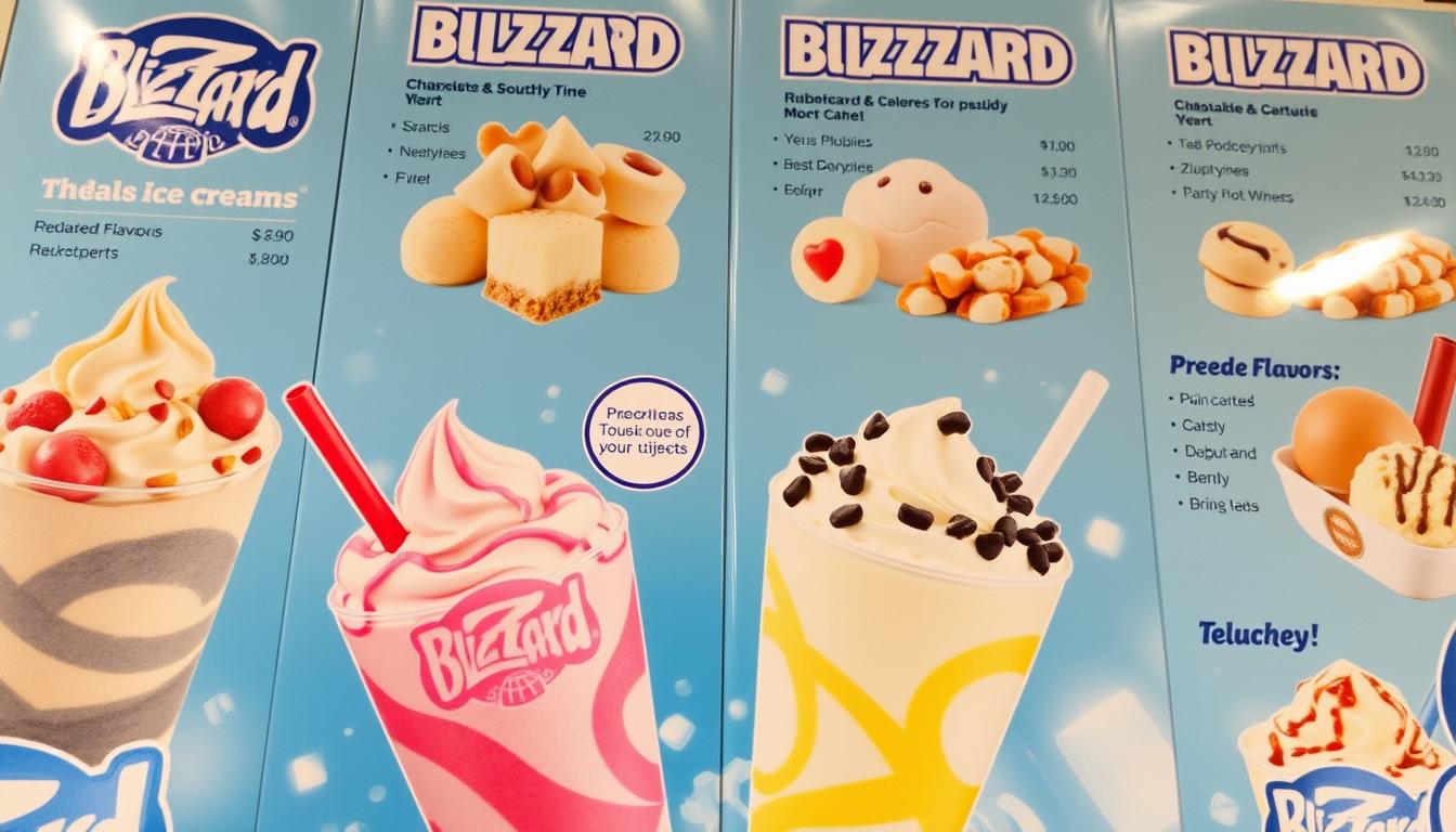 Sonic Blizzard Menu