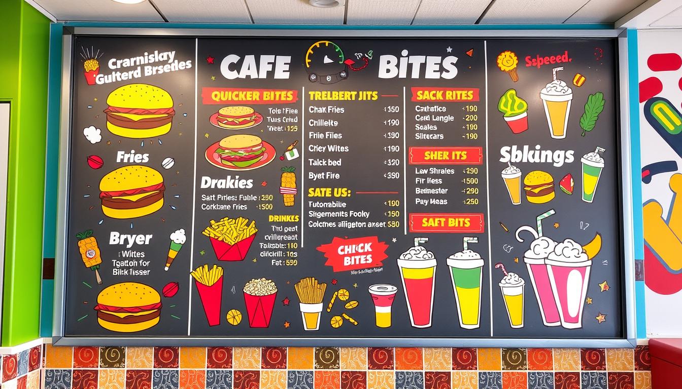 sonic speed cafe menu